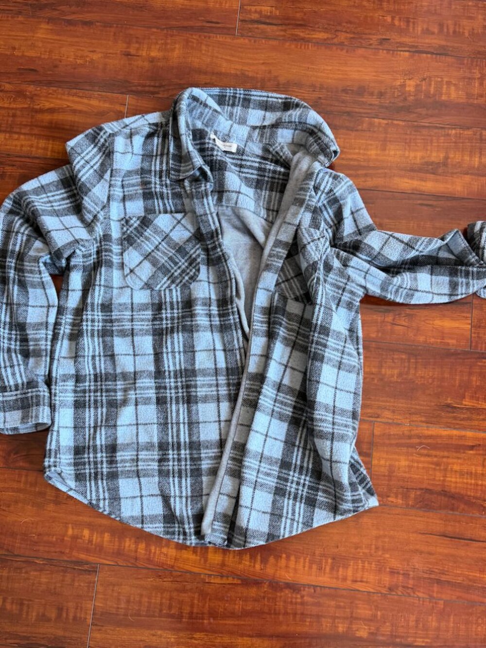 Beach Lunch Lounge - Blue Flannel - Size L